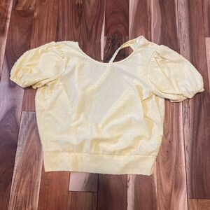 Meraki Cream Puff Sleeve Blouse